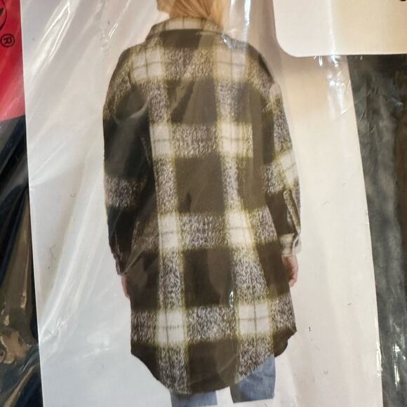 Steve Madden Women’s Wool Blend Long Gray Shacket Medium Nwt - Picture 7 of 7